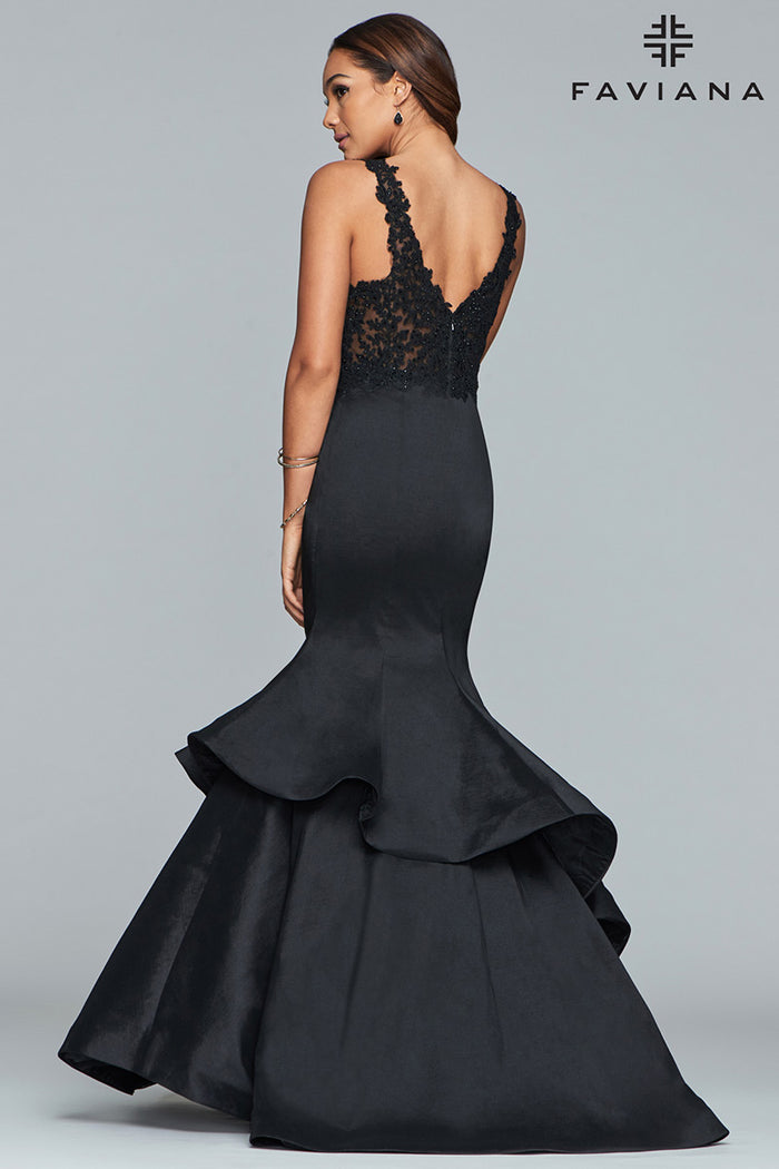 Faviana Long Mermaid Evening Dress S10242