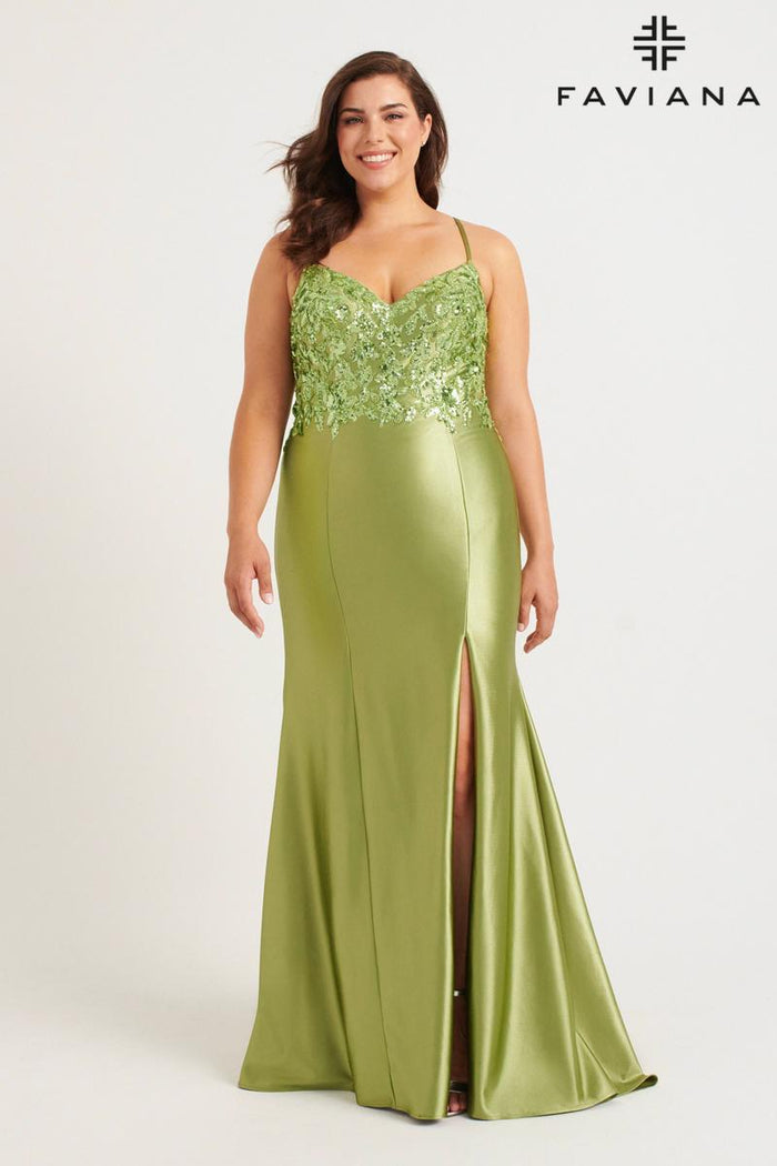 Faviana Plus Sizes Dress 9563