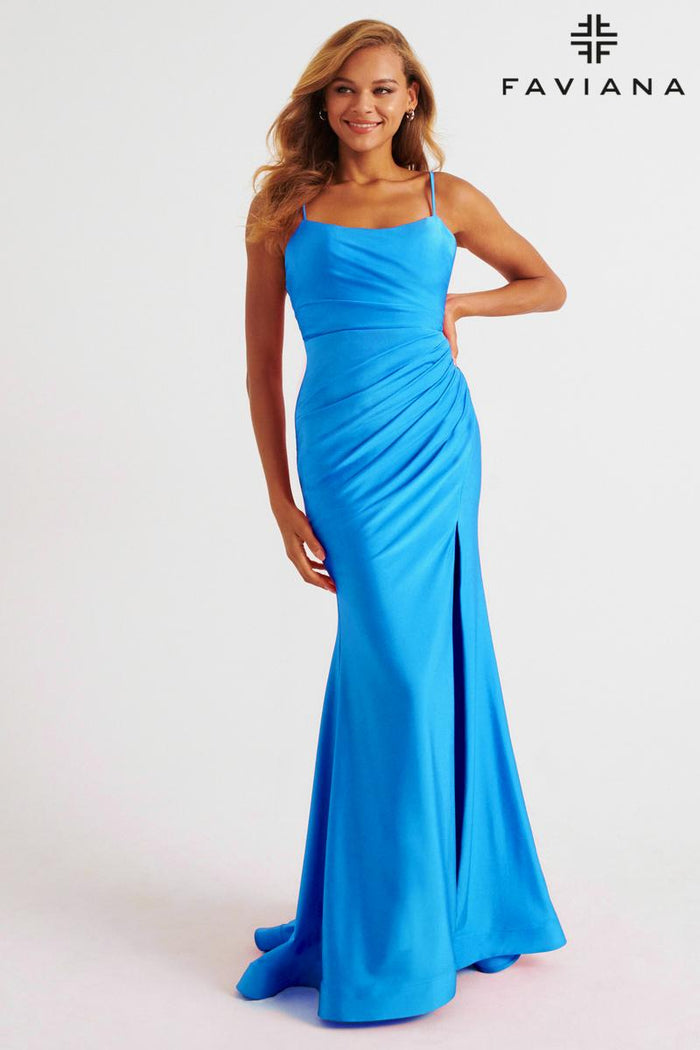 Faviana Ruched Tight Prom Dress E11265