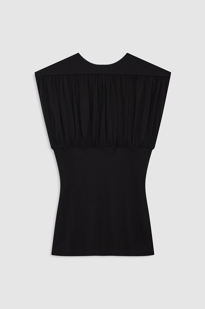 ANINE BING Fran Top - Black - front view