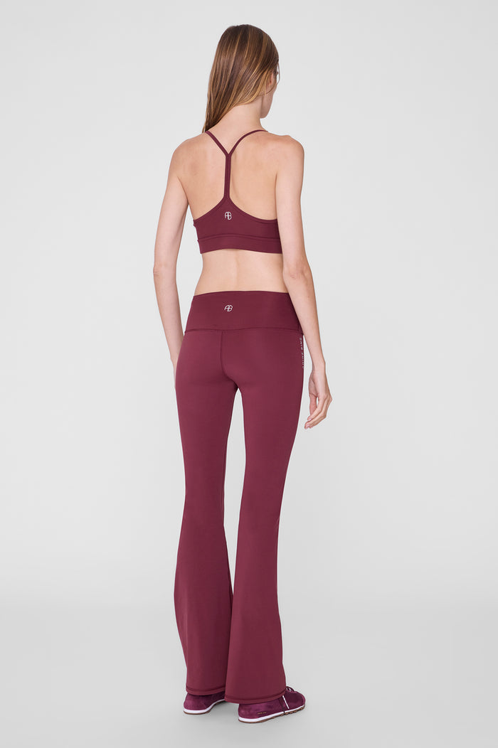 ANINE BING Gabrielle Legging - Burgundy on model back