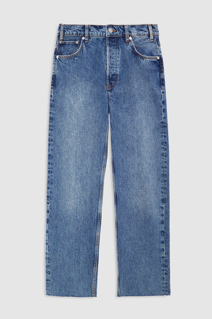 featured-img|ANINE BING Gavin Jean 29" - Dark Indigo - front view