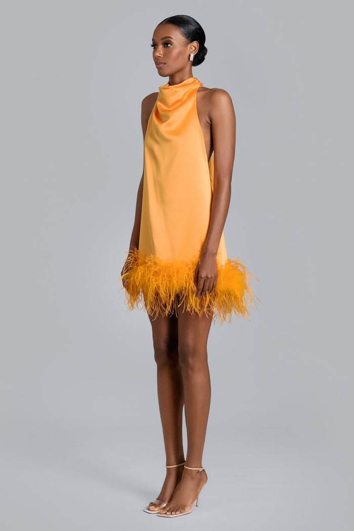 Ghrail "Nolita" Satin Mini Dress G011