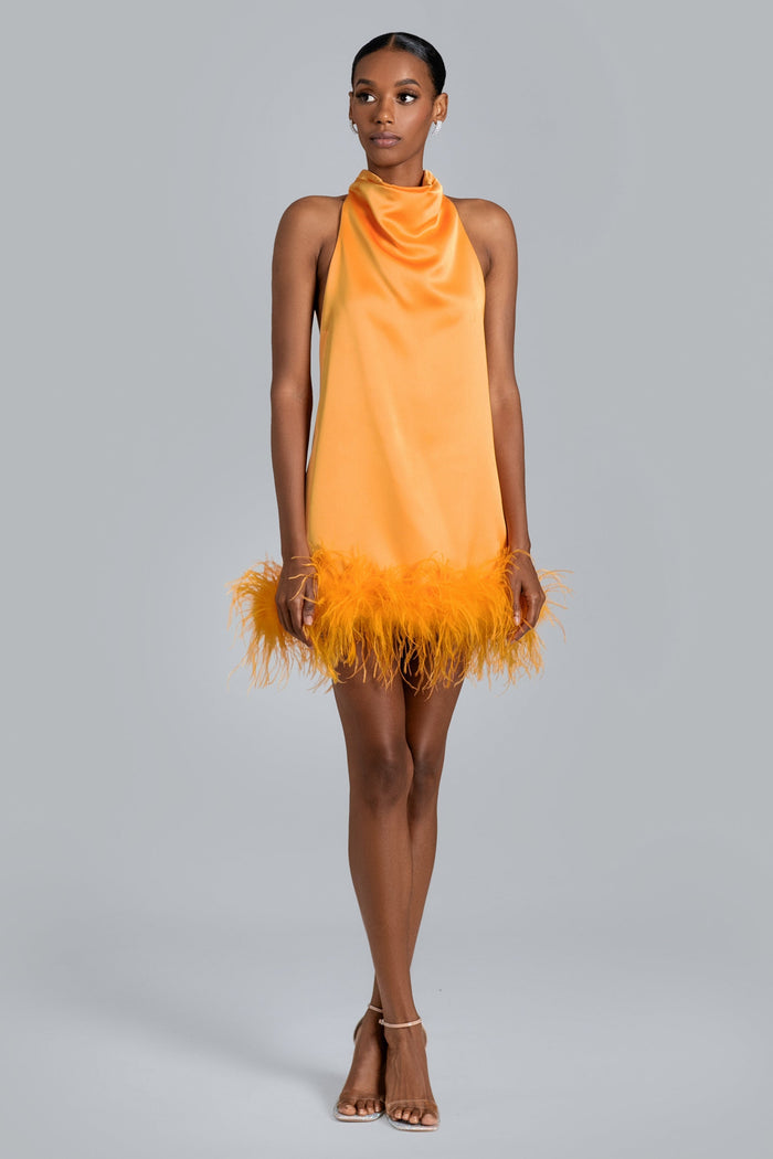 Ghrail "Nolita" Satin Mini Dress G011