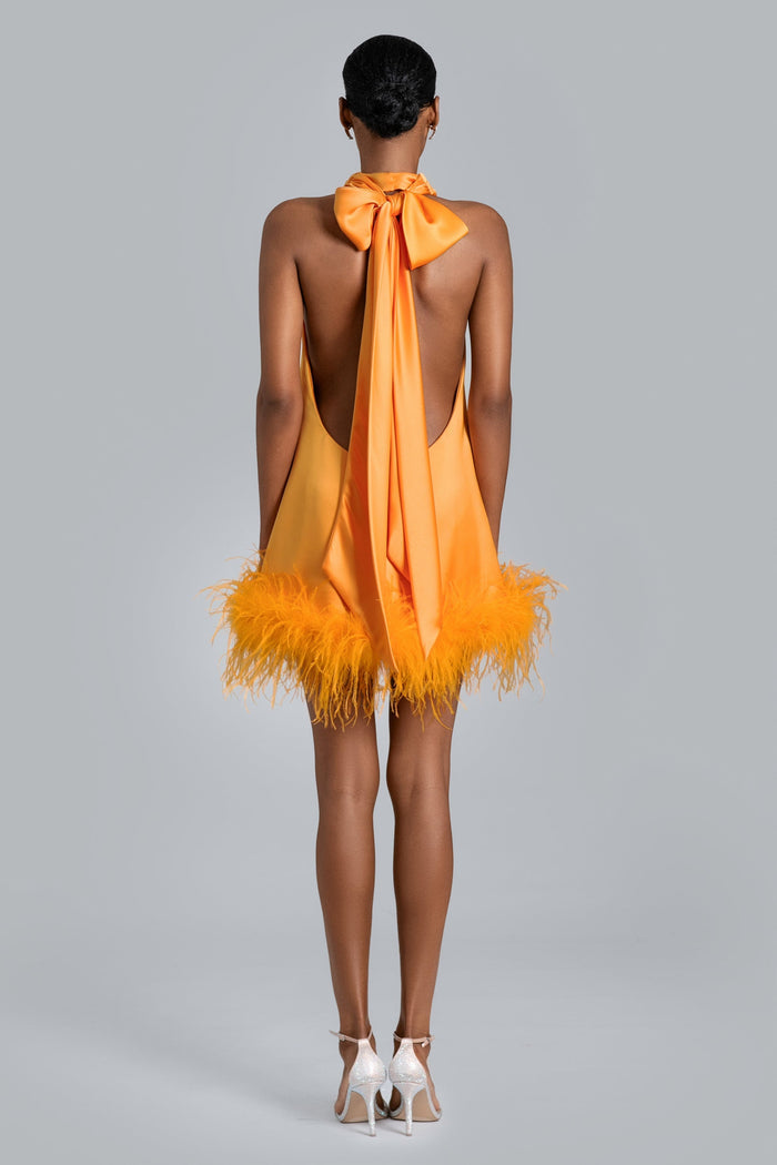 Ghrail "Nolita" Satin Mini Dress G011