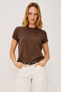 Rails Girlfriend Tee in Espresso available at Barbara Katz