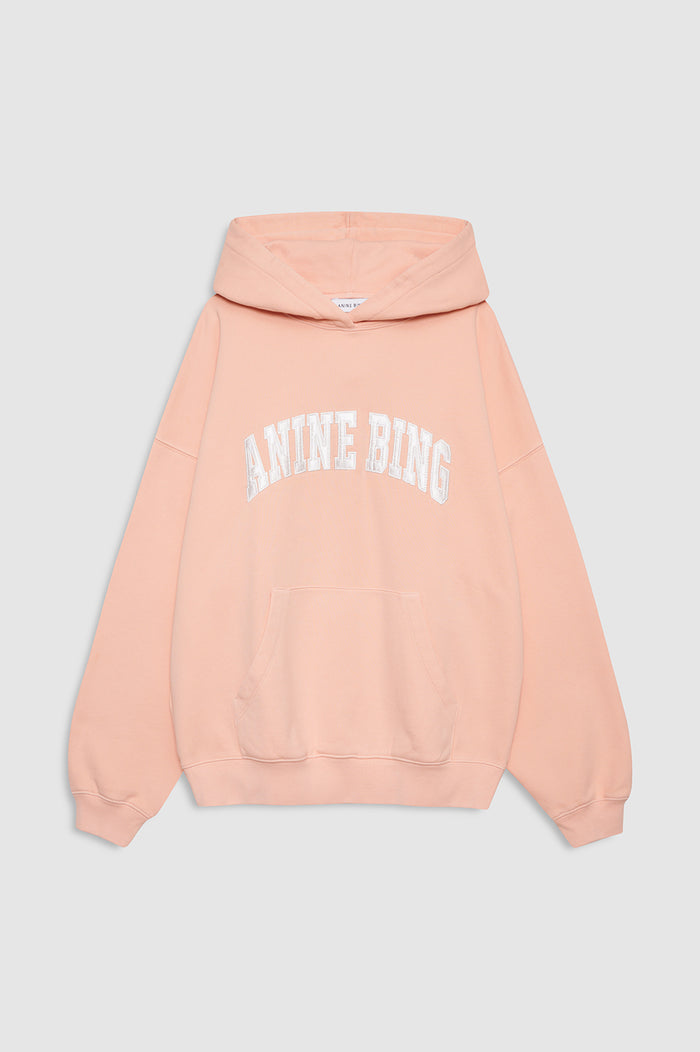 ANINE BING Harvey Sweatshirt Anine Bing - Coral Pink - front view