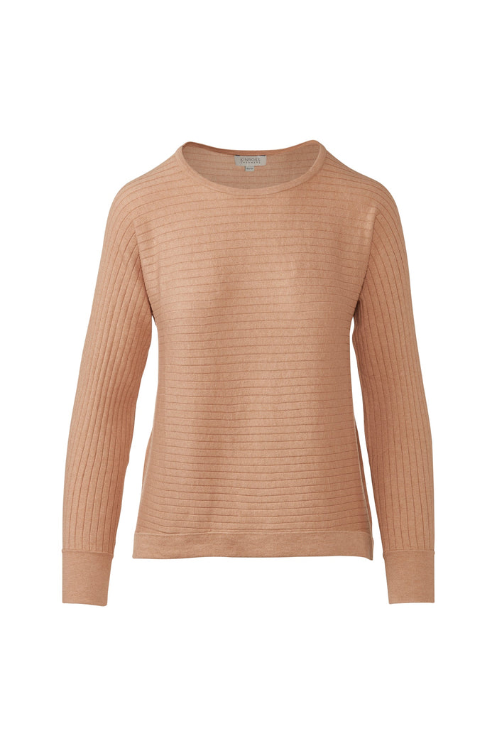 Kinross Horizontal Rib Pullover available at Barbara Katz
