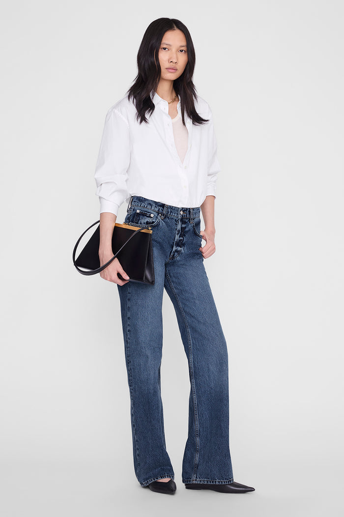 ANINE BING Hugh Jean - Dark Indigo - on model front