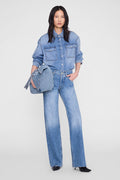 ANINE BING Hugh Jean - Panama Blue - on model front