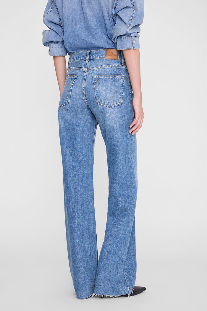 ANINE BING Hugh Jean - Panama Blue - on model back