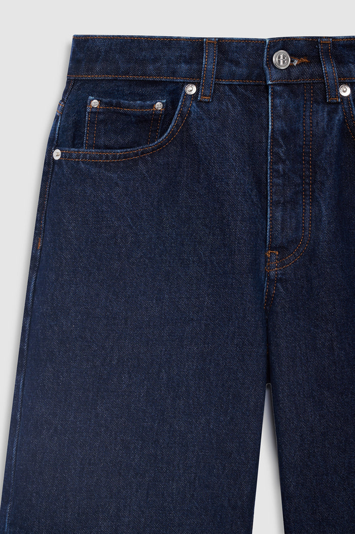 ANINE BING Hugh Jean 32" - Unwashed Blue - detail image