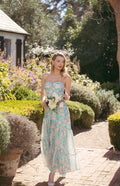Hutch "Phoebe" Strapless Floral Dress 11316