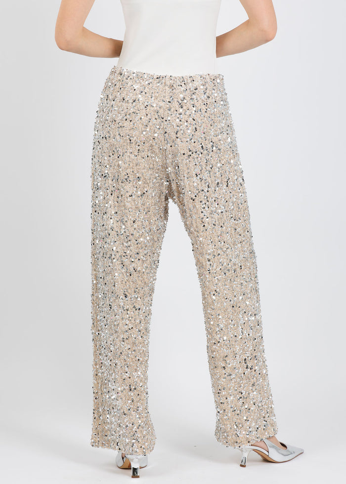 Terra Iana Pants in Champagne available at Barbara Katz
