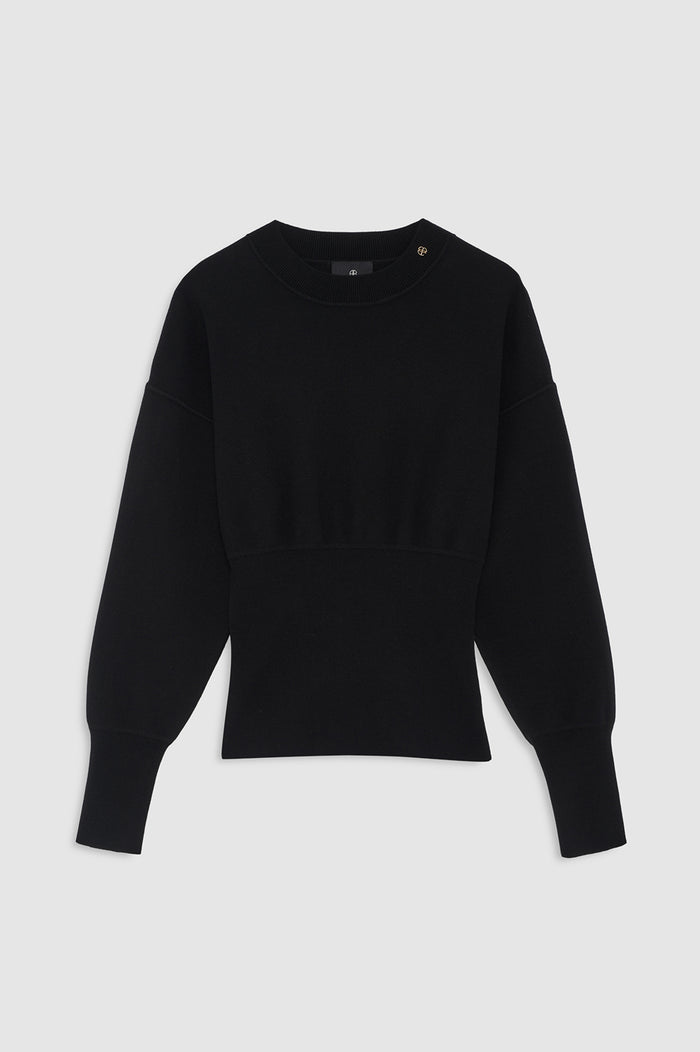 ANINE BING Imane Sweater - Black - front view
