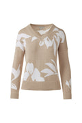 Kinross Intarsia Easy Vee Sweater available at Barbara Katz