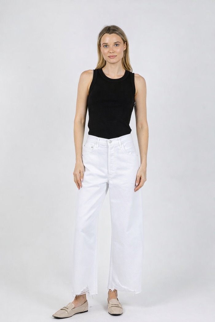 Citizens of Humanity Isabel Rib Tank in Black available at Barbara Katz