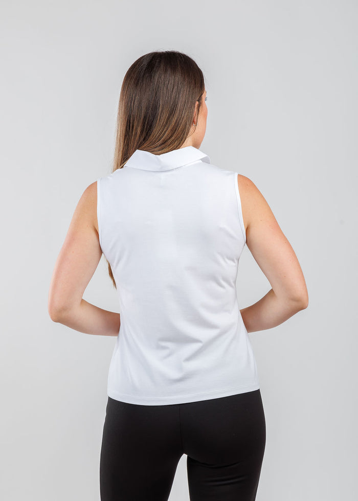 Hinson Wu Jane Sleeveless Foundation Layer in White available at Barbara Katz