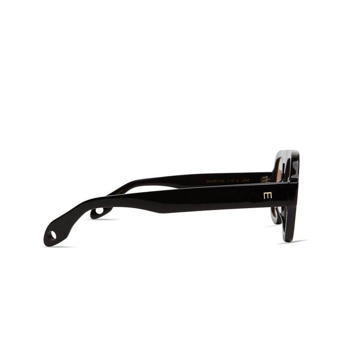 Elisa Johnson Jane Sunglasses in Gloss Black available at Barbara Katz