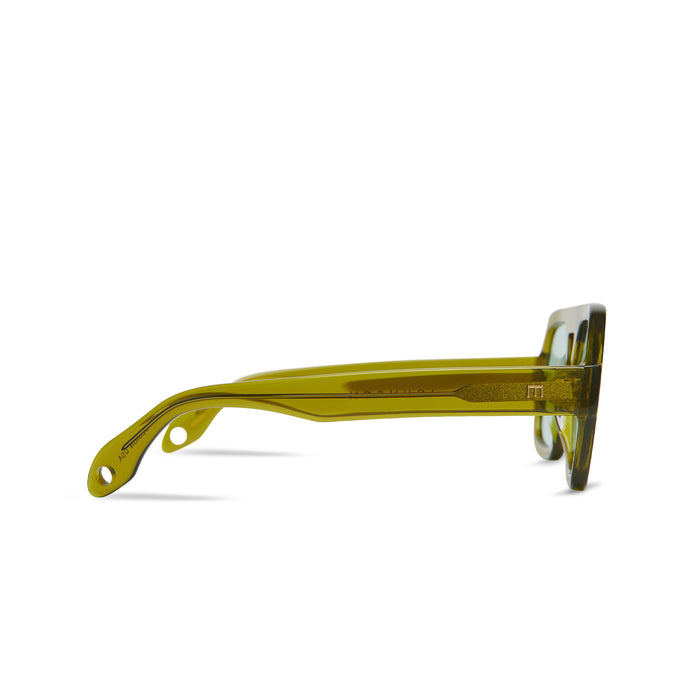Elisa Johnson Jane Sunglasses in Olive Green available at Barbara Katz