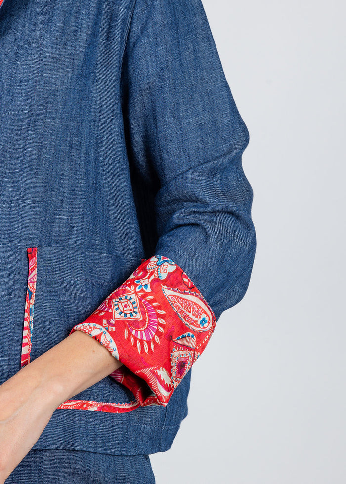 Aldomartins Janice Denim Jacket available at Barbara Katz