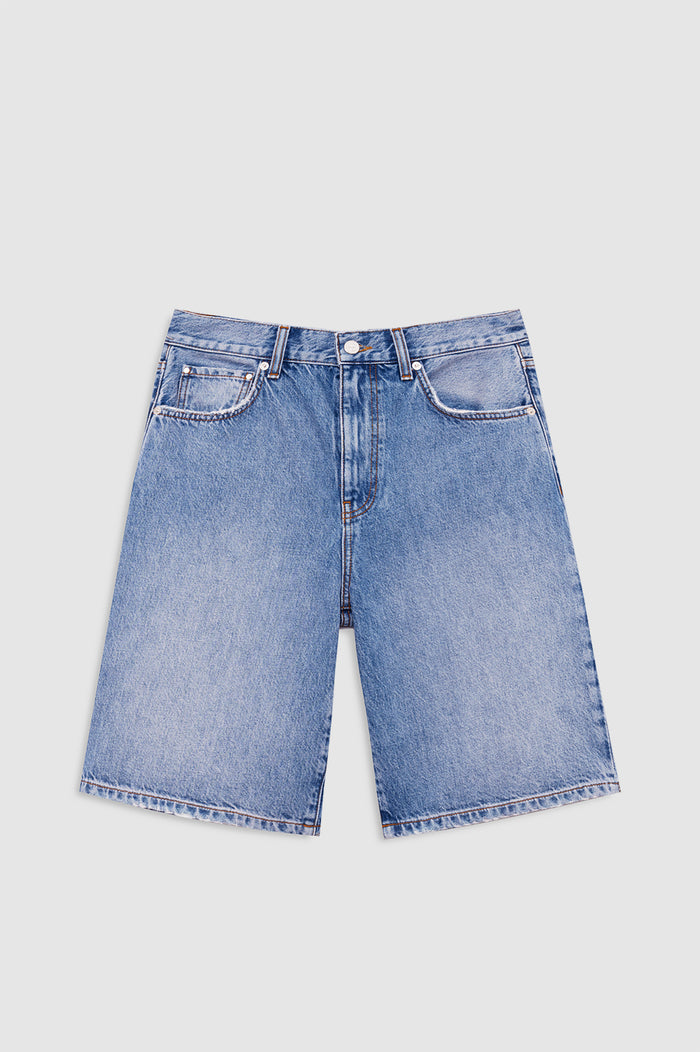 featured-img|ANINE BING Jasper Short - Pacific Blue - front view