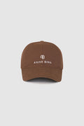 ANINE BING Jeremy Baseball Cap - Dark Camel - Front View