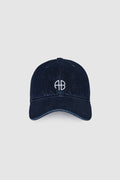 ANINE BING Jeremy Baseball Cap Ab - Ink Blue - front view