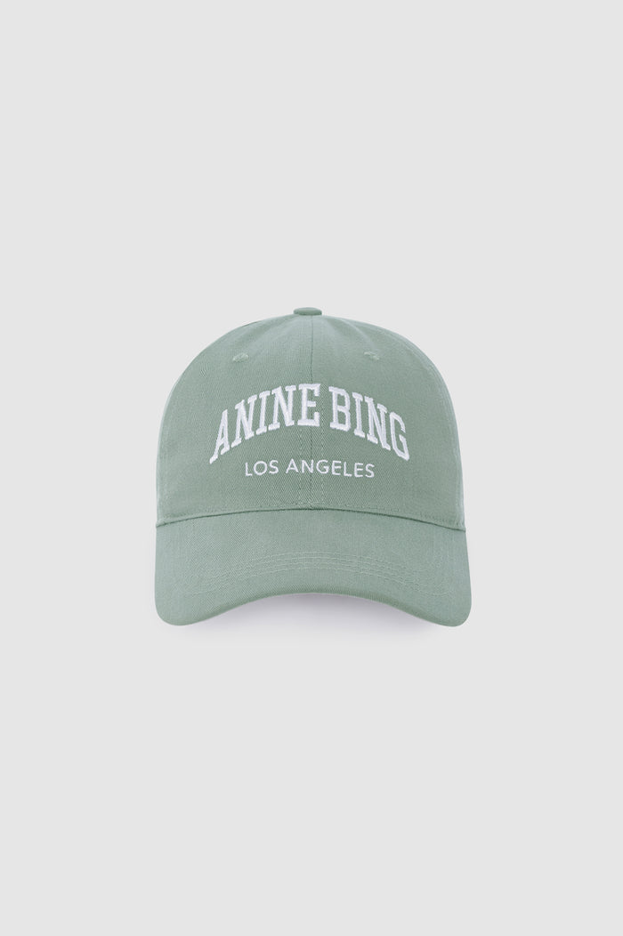 ANINE BING Jeremy Baseball Cap Ab Los Angeles - Sea Foam Green - front view