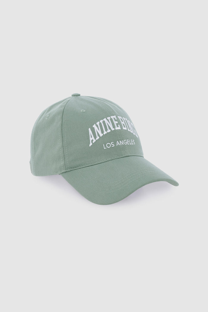 ANINE BING Jeremy Baseball Cap Ab Los Angeles - Sea Foam Green - side view