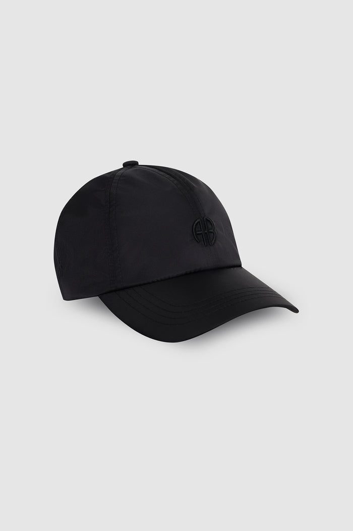 ANINE BING Jeremy Baseball Cap Ab Nylon - Black - side view