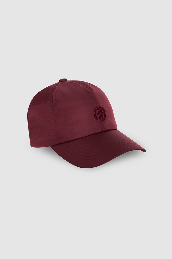 ANINE BING Jeremy Baseball Cap Ab Nylon - Fig - side view
