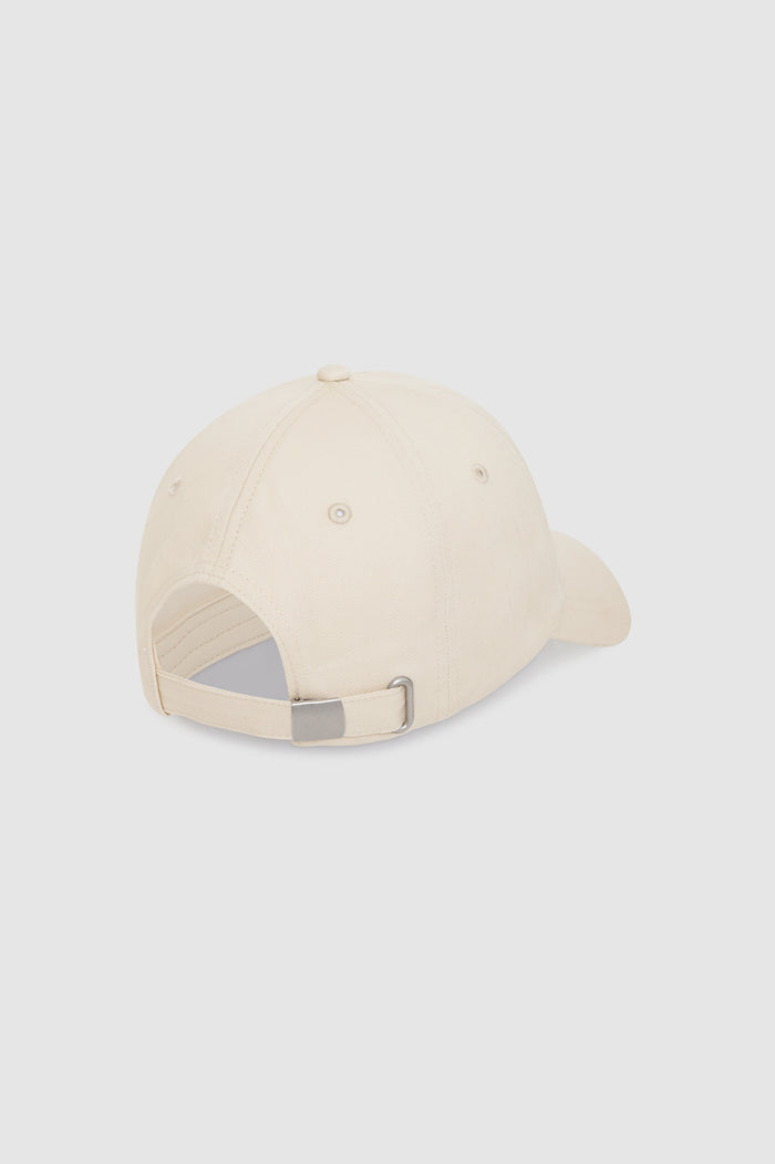 ANINE BING Jeremy Baseball Cap Collegiate - Cream - back view