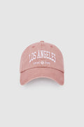 ANINE BING Jeremy Baseball Cap Los Angeles University - Earth Red - front view