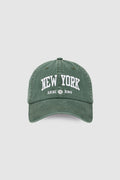 ANINE BING Jeremy Baseball Cap New York University - Cilantro - front view