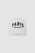 ANINE BING Jeremy Baseball Cap Paris University - White - front view