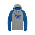 Jerzees Unisex NuBlend Colorblock Raglan Hoodie Sweatshirt