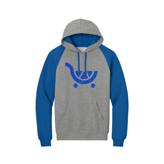 Jerzees Unisex NuBlend Colorblock Raglan Hoodie Sweatshirt