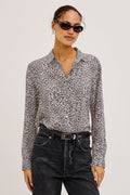 Rails Josephine Shirt in Ecru Cheetah available at Barbara Katz
