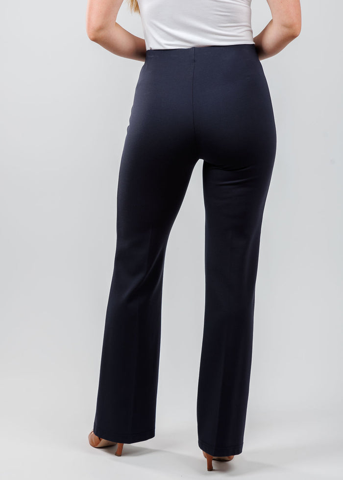 Peace of Cloth Jules Paramount Knit Pants in Navy available at Barbara Katz