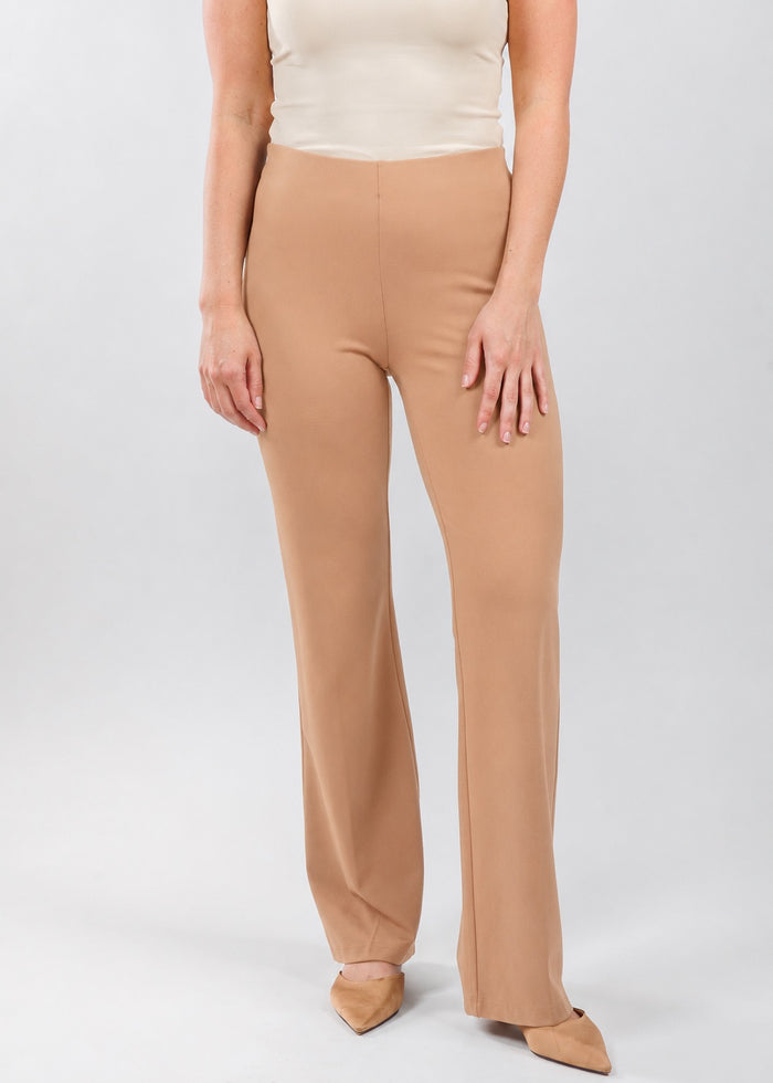 Peace of Cloth Jules Paramount Knit Trousers in Cork available at Barbara Katz