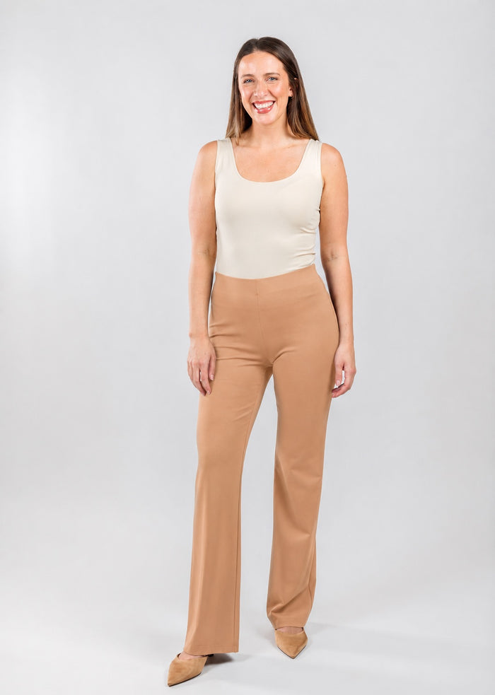 Peace of Cloth Jules Paramount Knit Trousers in Cork available at Barbara Katz