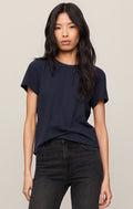 Z Supply Junie Slub Tee in Eclipse available at Barbara Katz