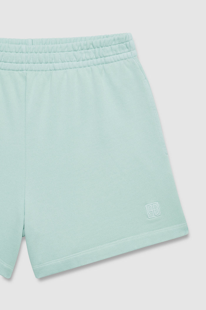 ANINE BING Kam Short - Washed Seafoam - detail view