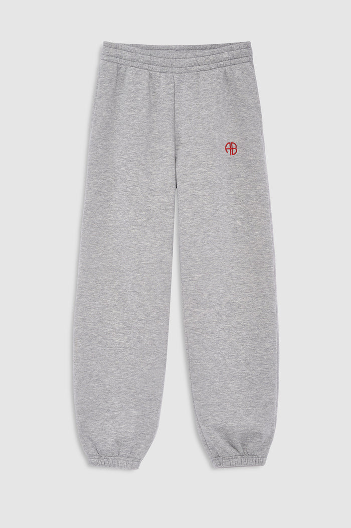 ANINE BING Karter Sweatpant - Grey - front view