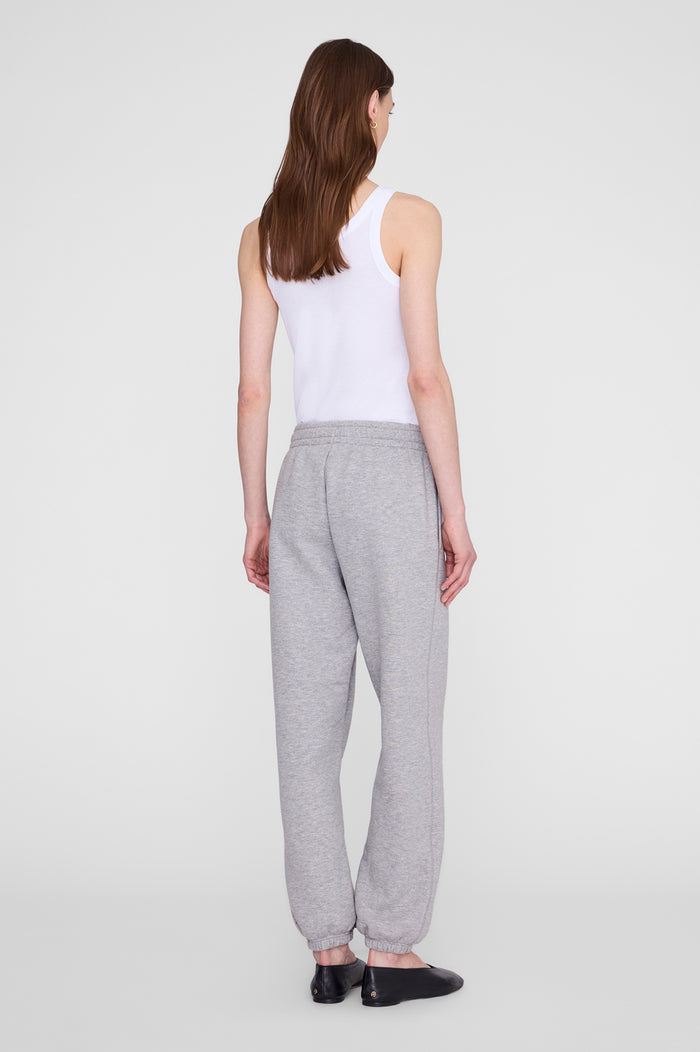 ANINE BING Karter Sweatpant - Grey - on model back