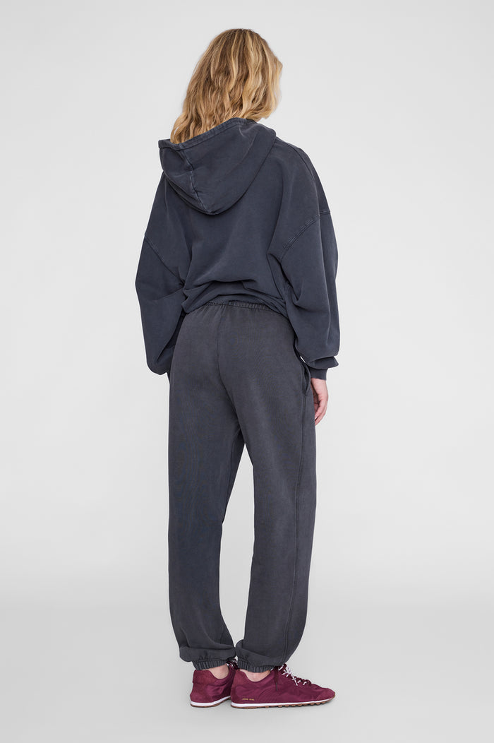 ANINE BING - Karter Sweatpant - Washed Black - on model back