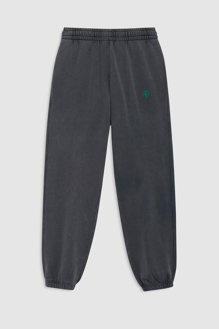 ANINE BING - Karter Sweatpant - Washed Black - front view