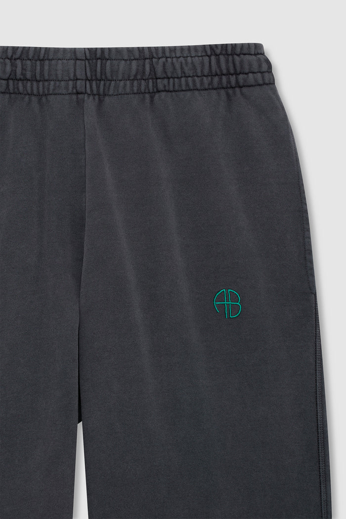 ANINE BING - Karter Sweatpant - Washed Black - detail view