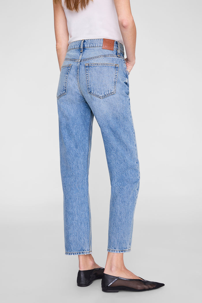 ANINE BING Kate Jean - Arbor Blue - on model back detail